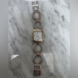 Brighton Silver and Gold Bracelet Watch